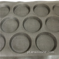 Grado em alimentos não -estick 14 Buns Buns Silicone Baking Mold